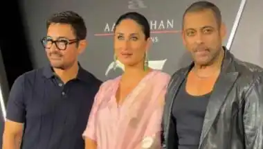 आमिर खान, सलमान खान और करीना कपूर की जोड़ी ने लगान के 25 साल पूरे होने पर धूम मचाई