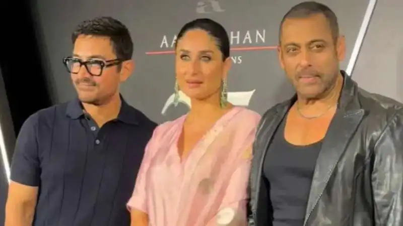 आमिर खान, सलमान खान और करीना कपूर की जोड़ी ने लगान के 25 साल पूरे होने पर धूम मचाई